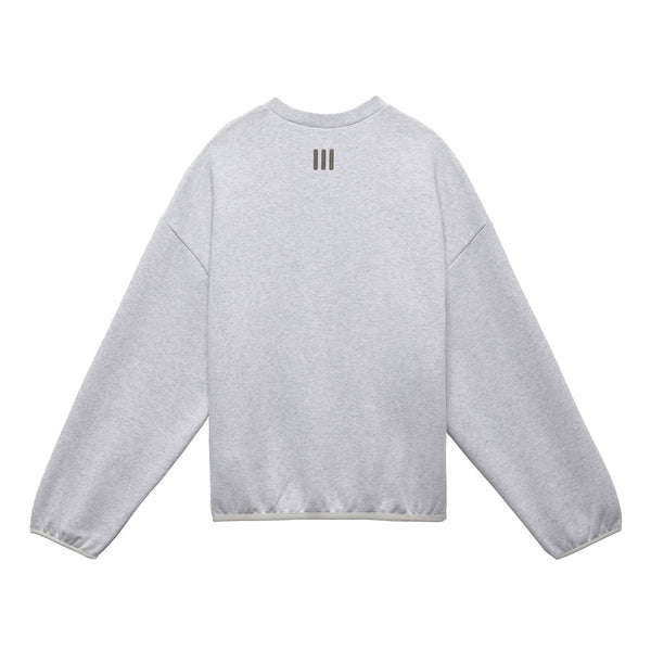 + Fear of God Athletics Heather Fleece Crewneck 'Light Grey Heather'
