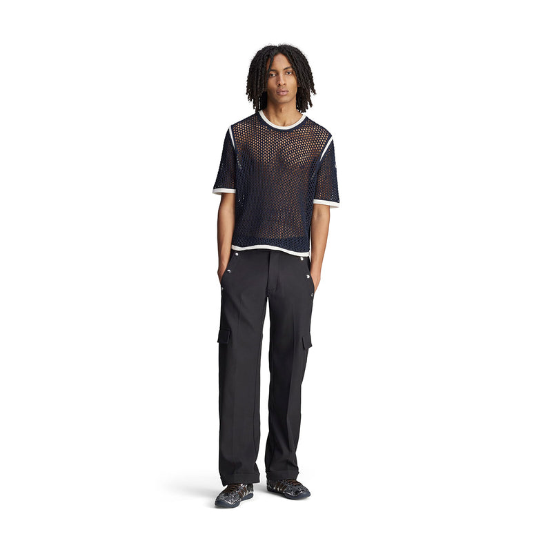 + Wales Bonner Knit Tee 'Night Navy'