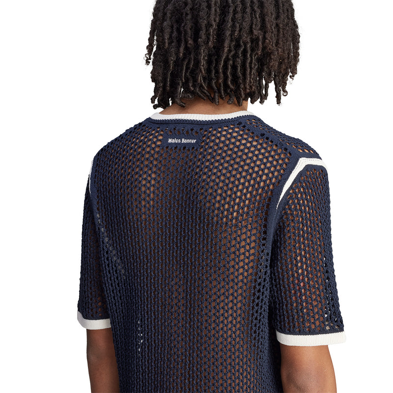 + Wales Bonner Knit Tee 'Night Navy'