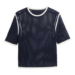 + Wales Bonner Knit Tee 'Night Navy'
