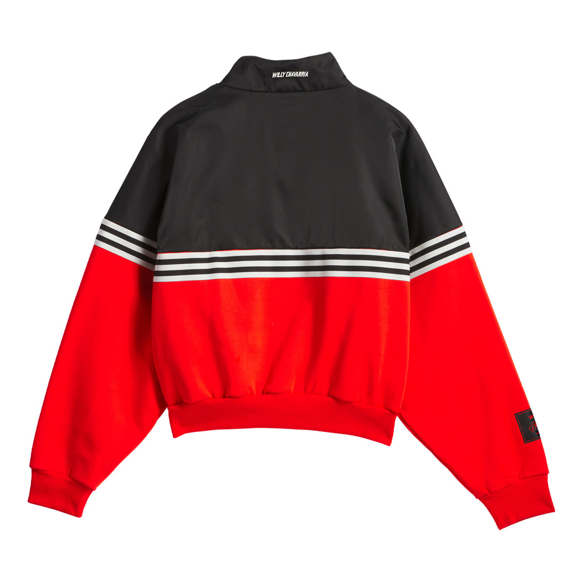 + Willy Chavarria Gomez Pullover Top 'Black Red'