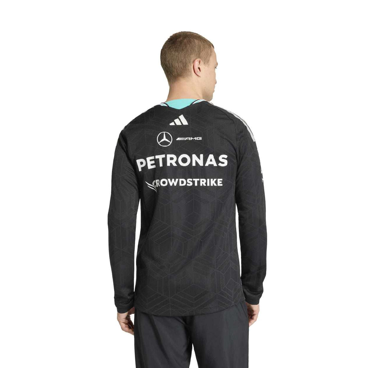 + Mercedes-AMG Petronas F1 Team Driver Authentic Long Sleeve Jersey 'Black'