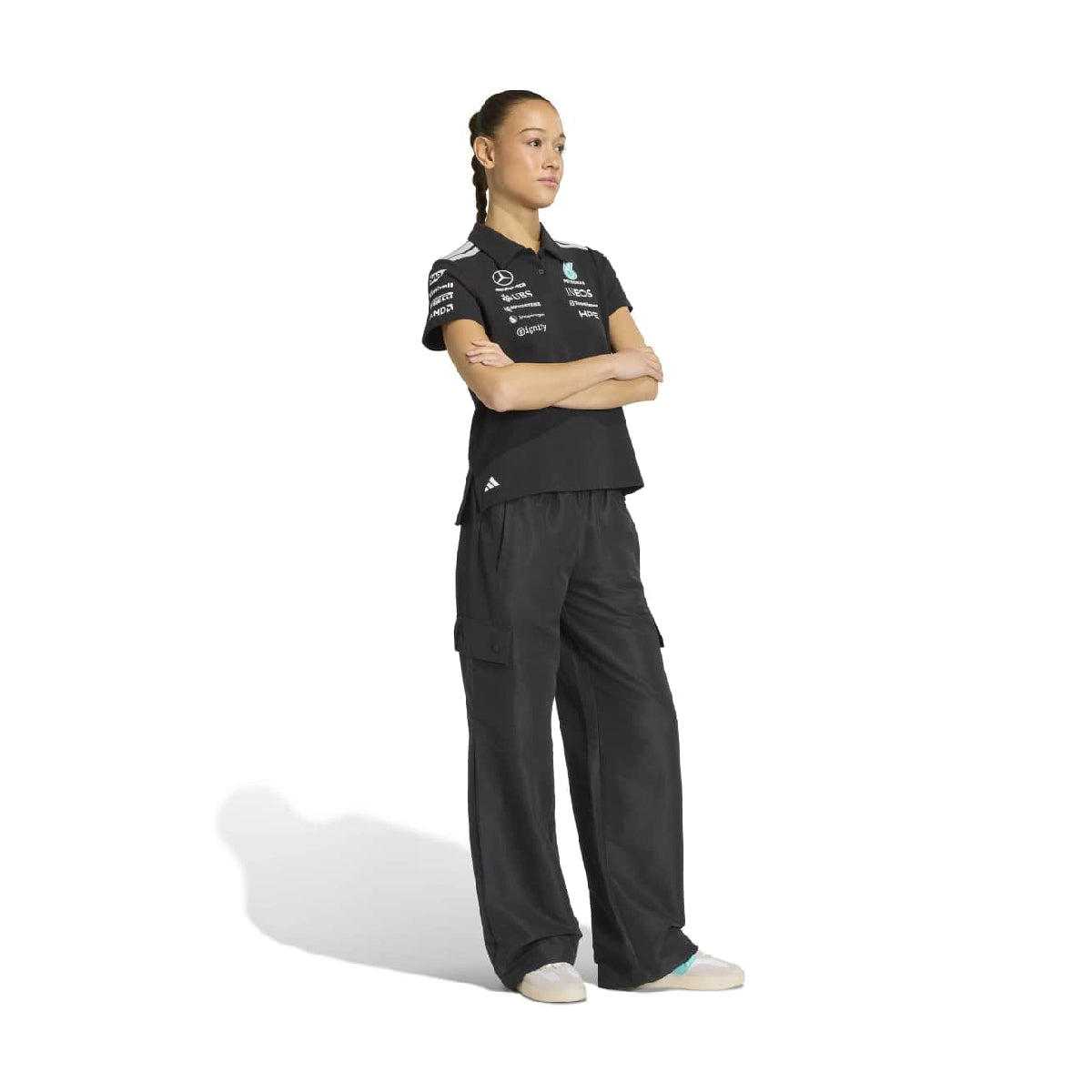 + Mercedes-AMG Petronas F1 Team Polo Shirt 'Black'