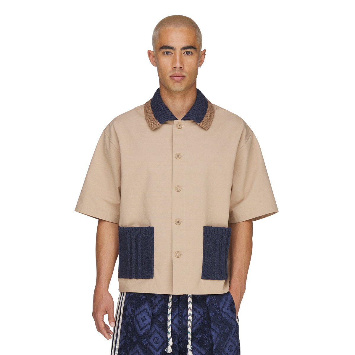 + CLOT Utility Guayabera 'Warm Sandstone'