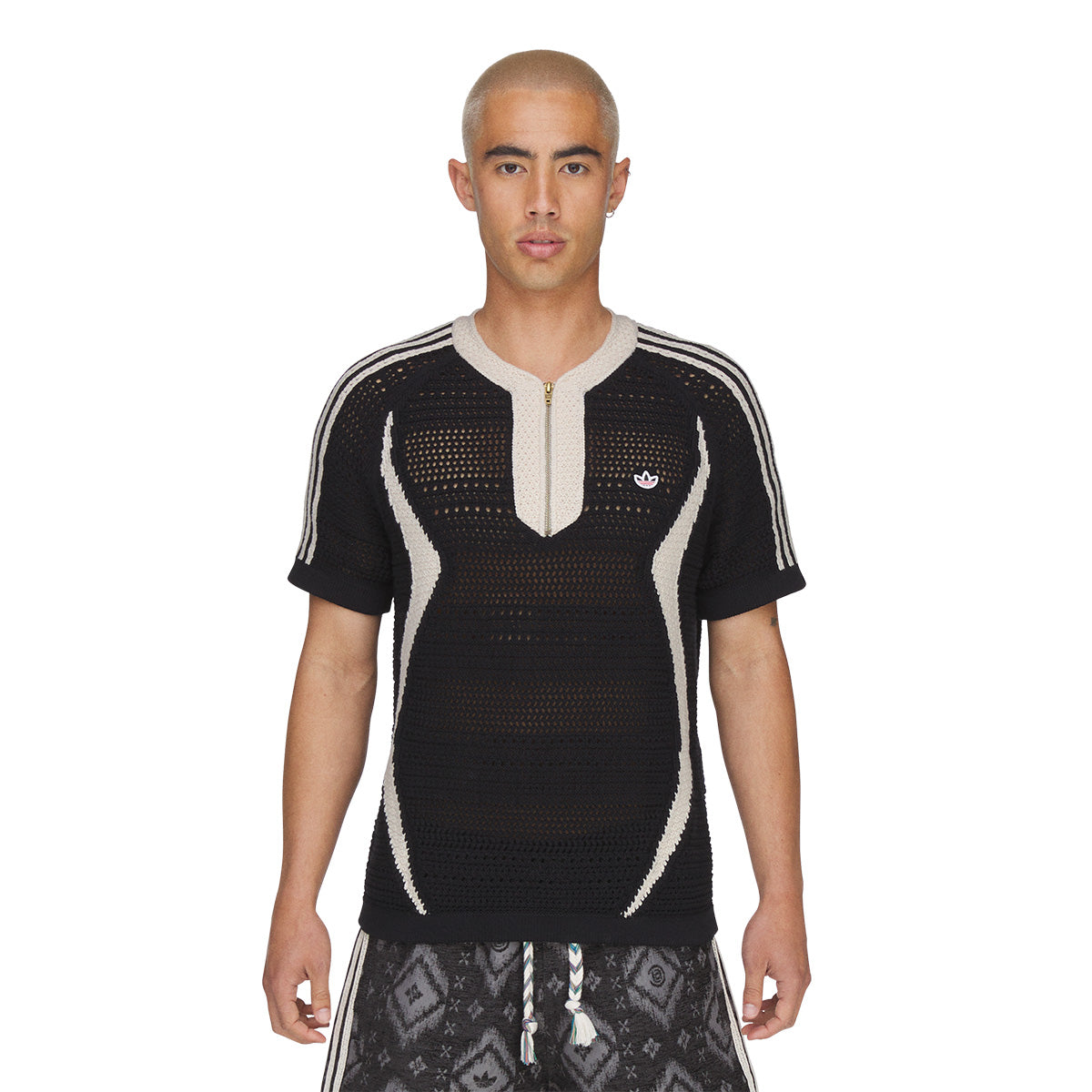 + CLOT Kint Jersey 'Black Wonder White'
