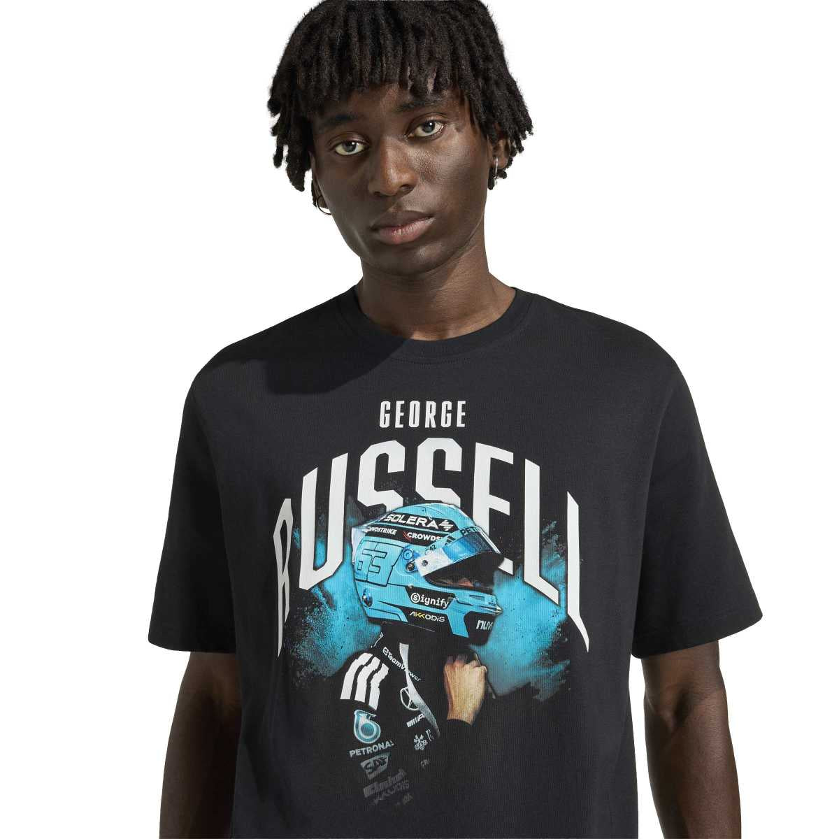 + Mercedes-AMG Petronas F1 Team George Russell Graphic Tee 'Black'