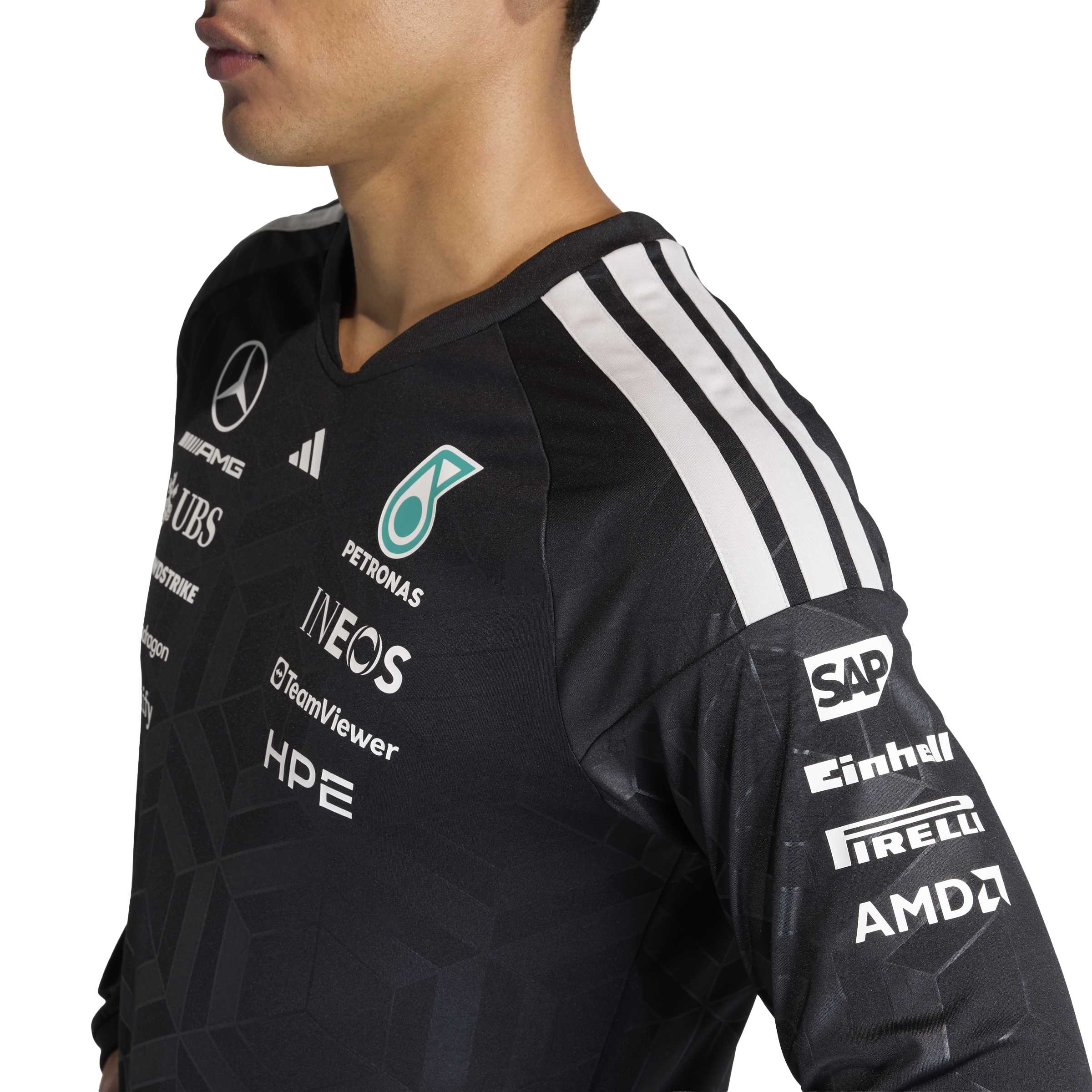 + AMG Petronas Formula 1 Team Driver L/S Jersey 'Black'