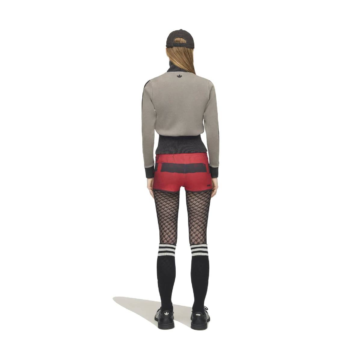 + Avavav Printed Shorts 'Better Scarlet Grey Four'