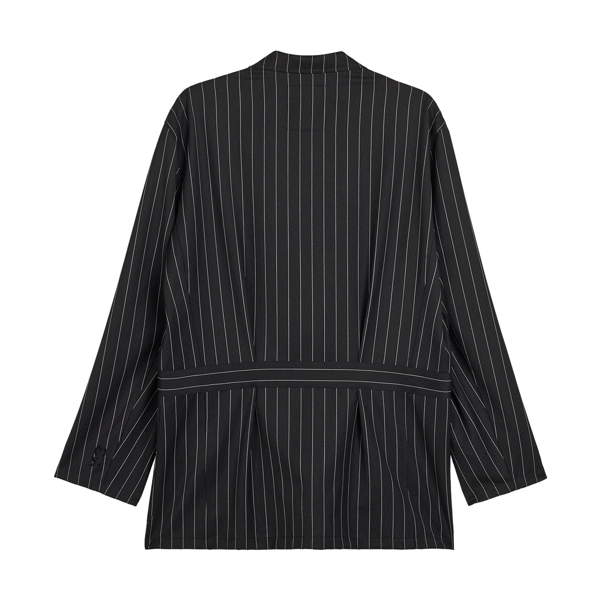 Pinstripe Chore Jacket 'Black'