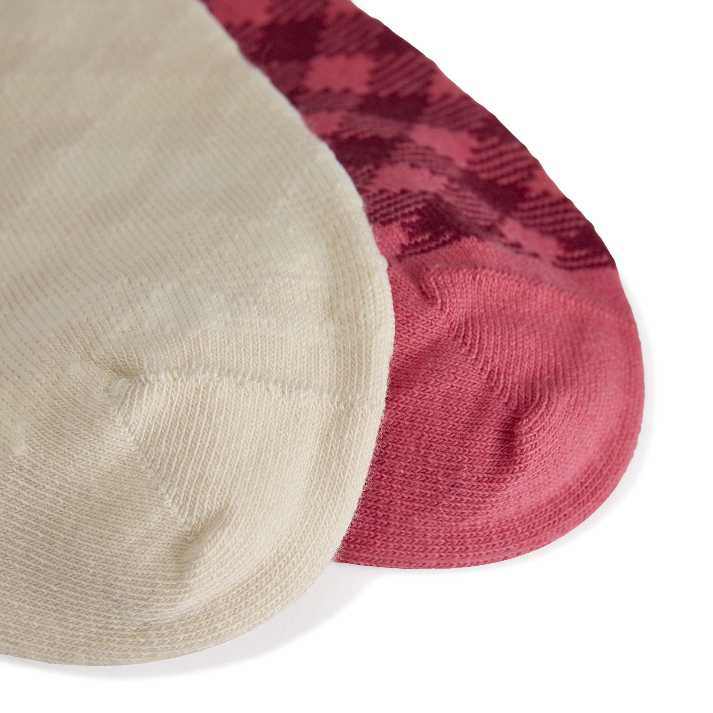 + Wales Bonner Check Sock 'Craft Pink Clear Brown'