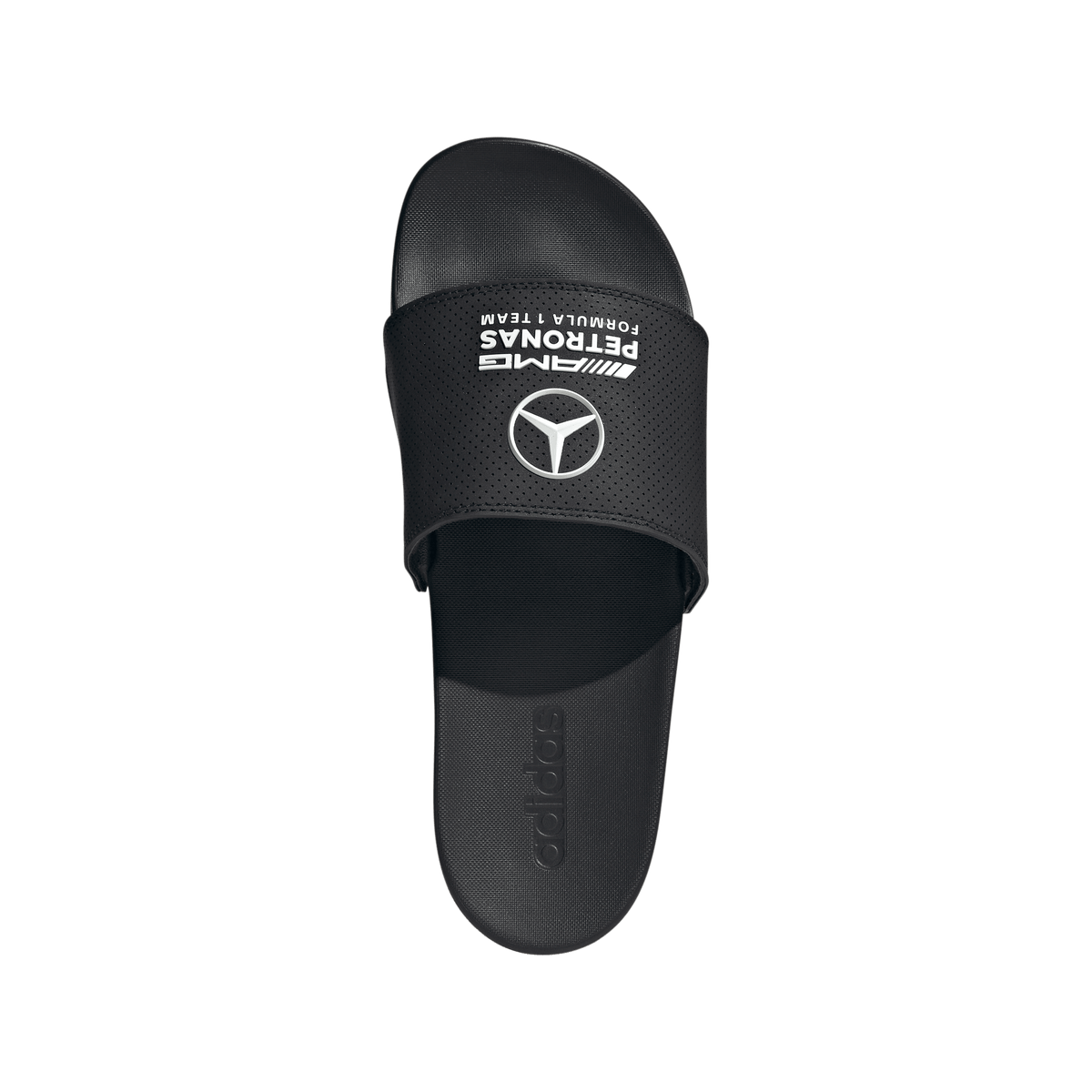 + Mercedes-AMG Petronas F1 Team Adilette Comfort Slides 'Core Black'