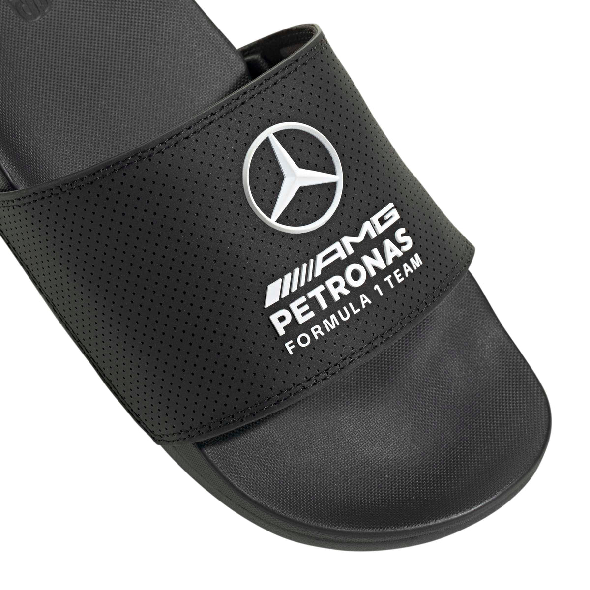 + Mercedes-AMG Petronas F1 Team Adilette Comfort Slides 'Core Black'