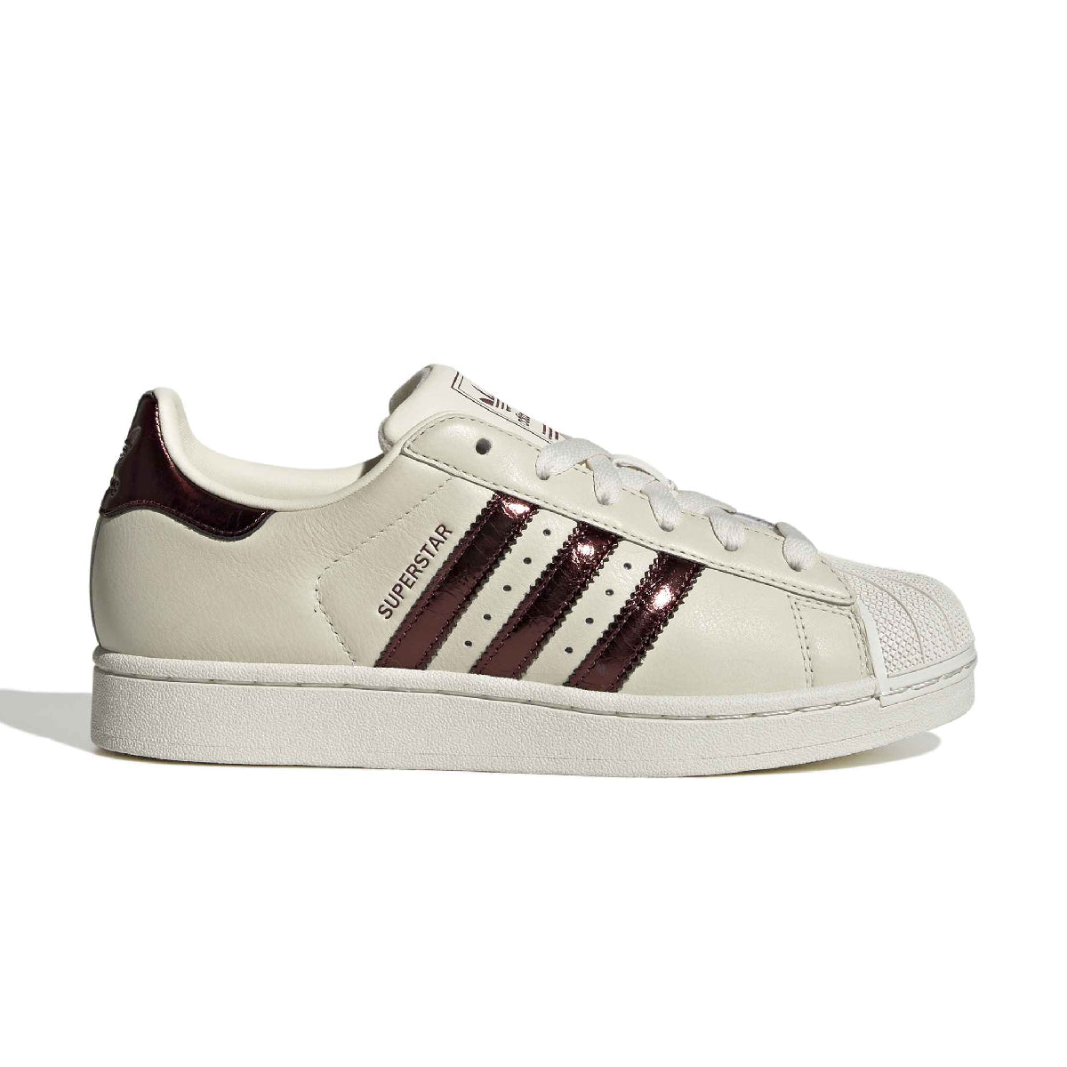 Wmns Superstar II 'Off White Maroon'