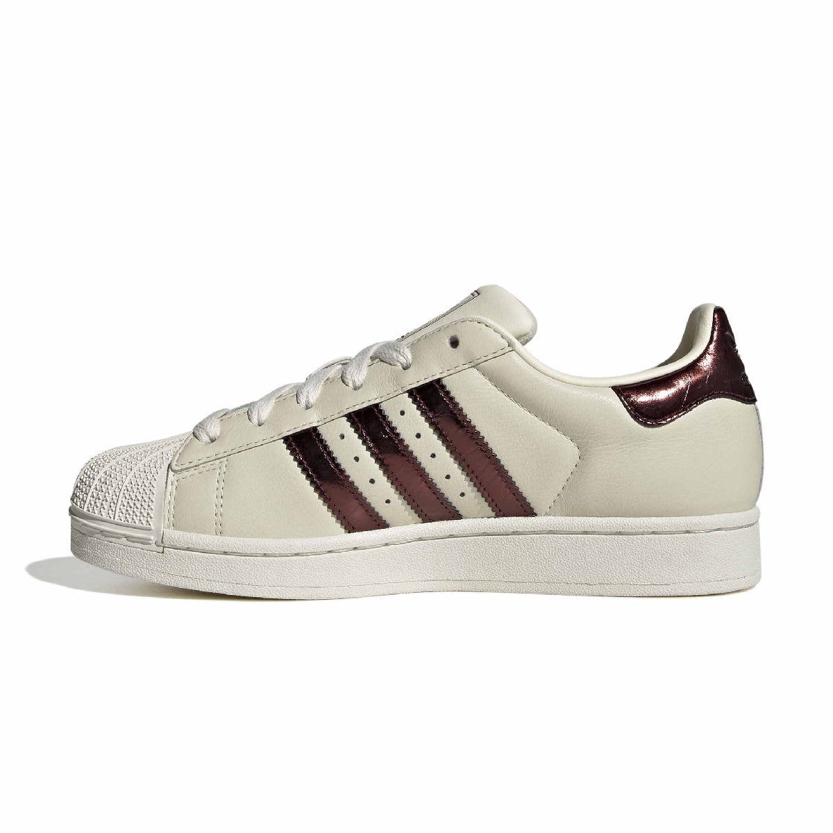 Wmns Superstar II 'Off White Maroon'