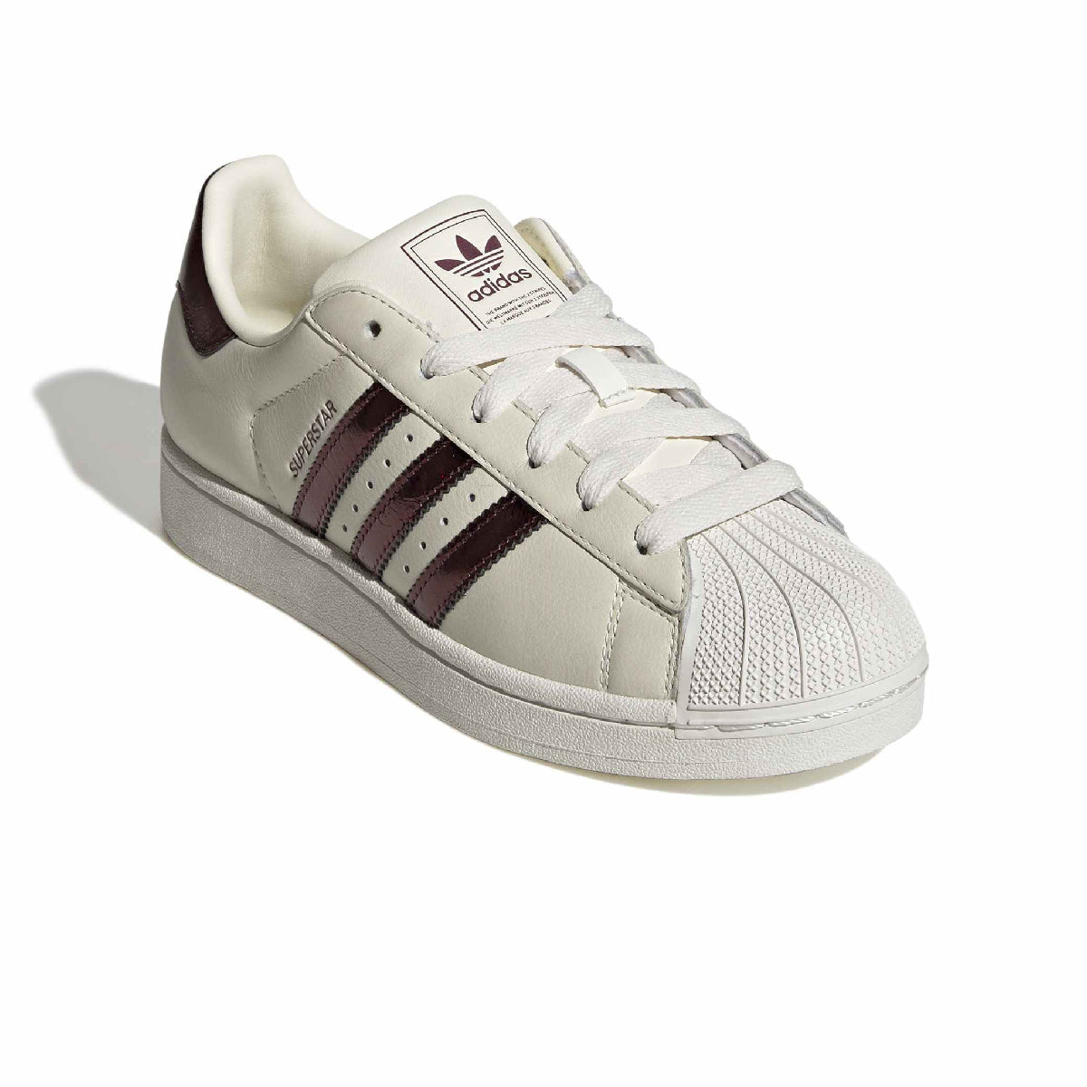 Wmns Superstar II 'Off White Maroon'