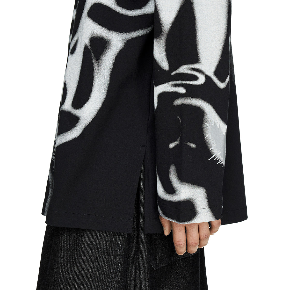 + Chito AOP Yaksha L/S Tee 'Black'