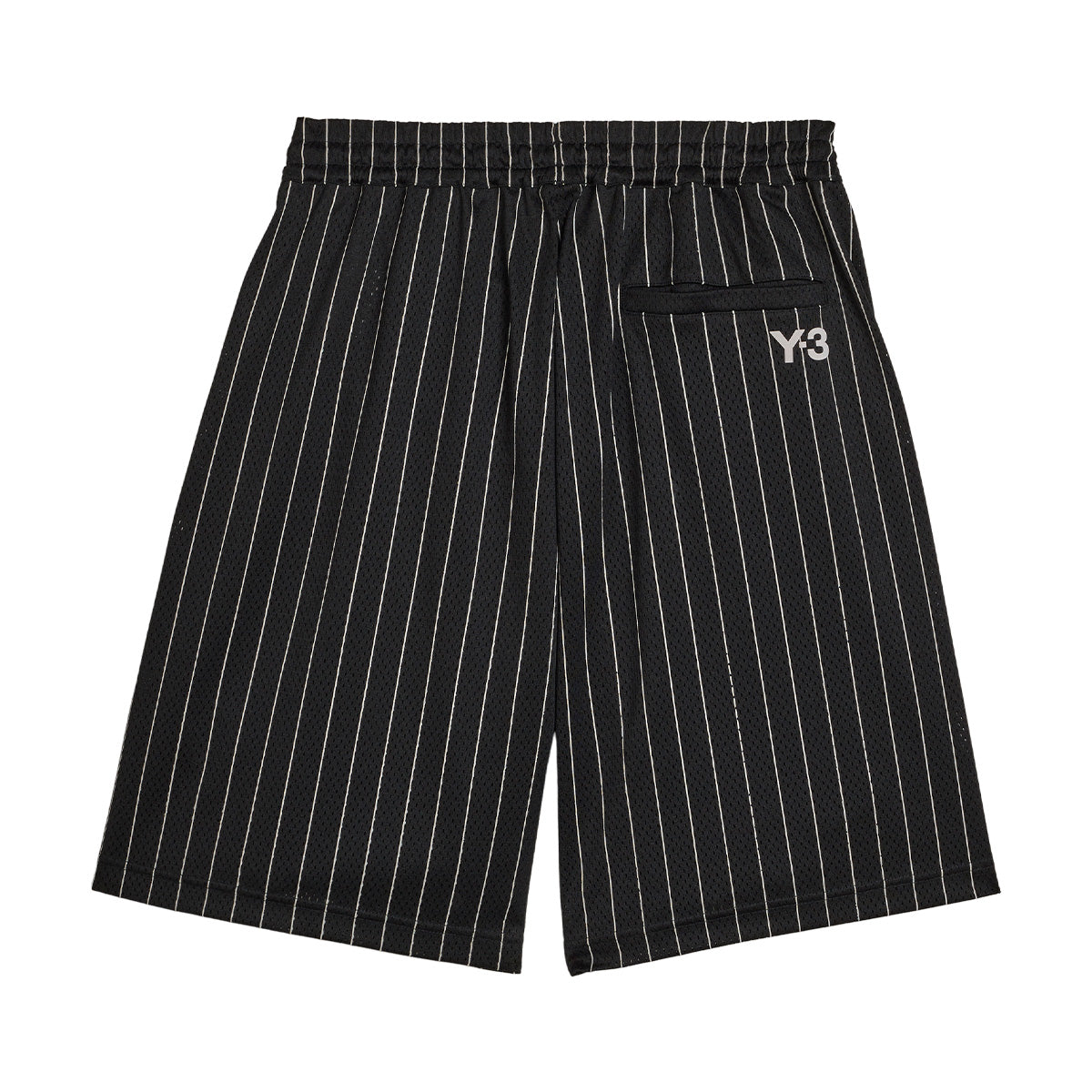 Pinstripe Mesh Shorts 'Black'