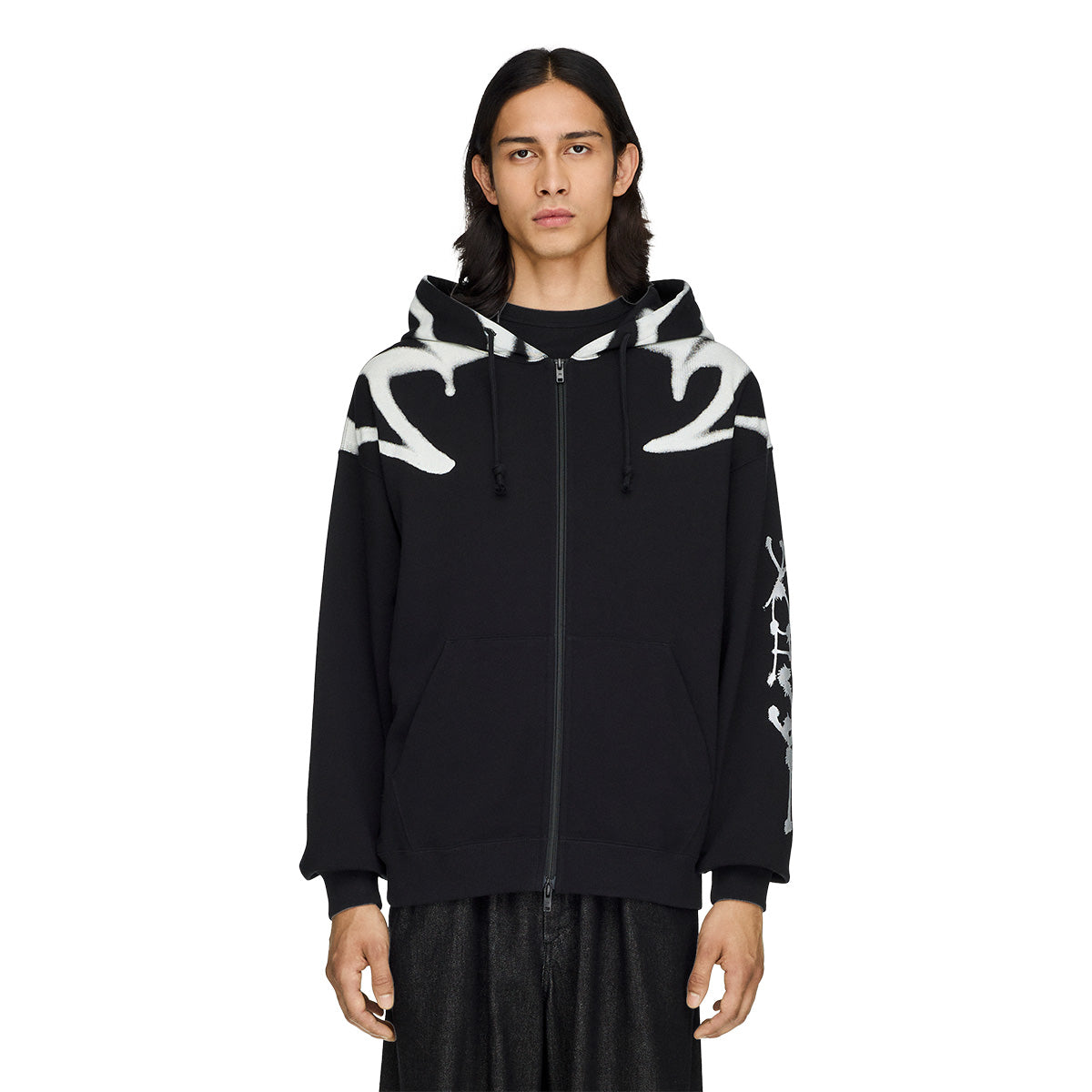 + Chito Yaksha French Terry Zip Hoodie 'Black'