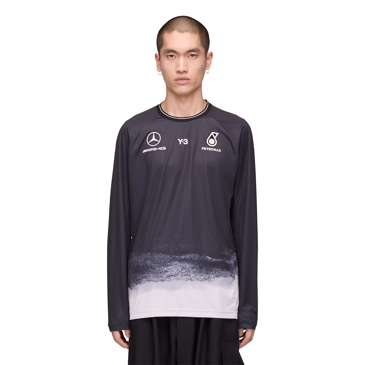 + Mercedes-AMG PETRONAS F1 Team Mechincs L/S Jersey 'Black'
