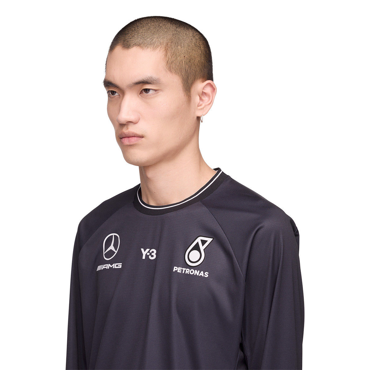 + Mercedes-AMG PETRONAS F1 Team Mechincs L/S Jersey 'Black'