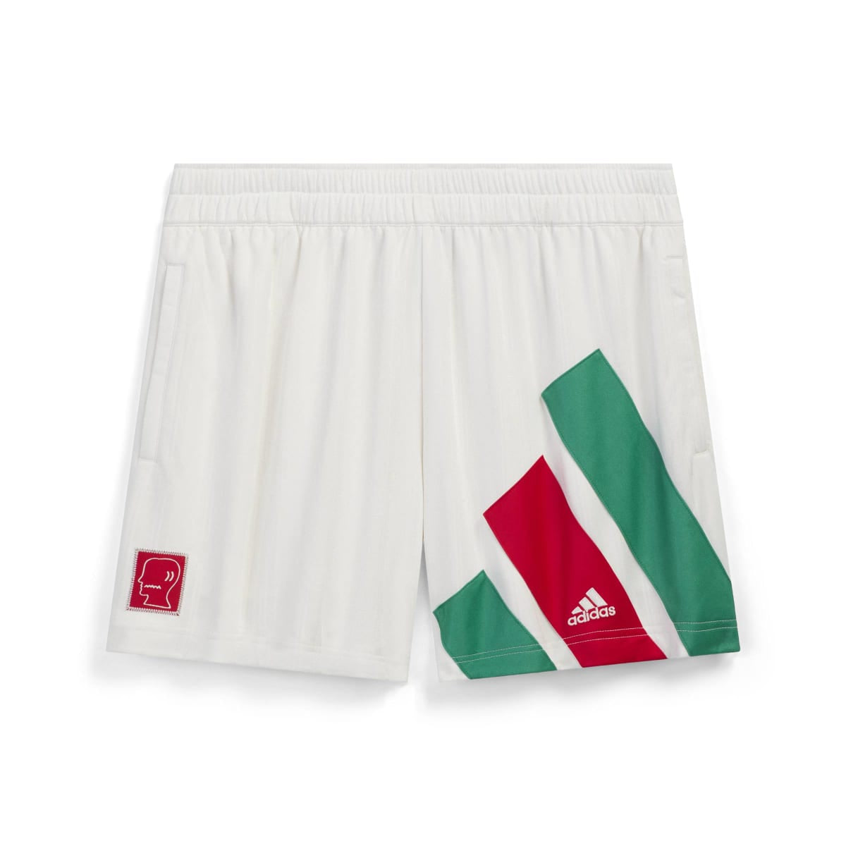 + Brain Dead + Disney Football Shorts 'Chalk White'