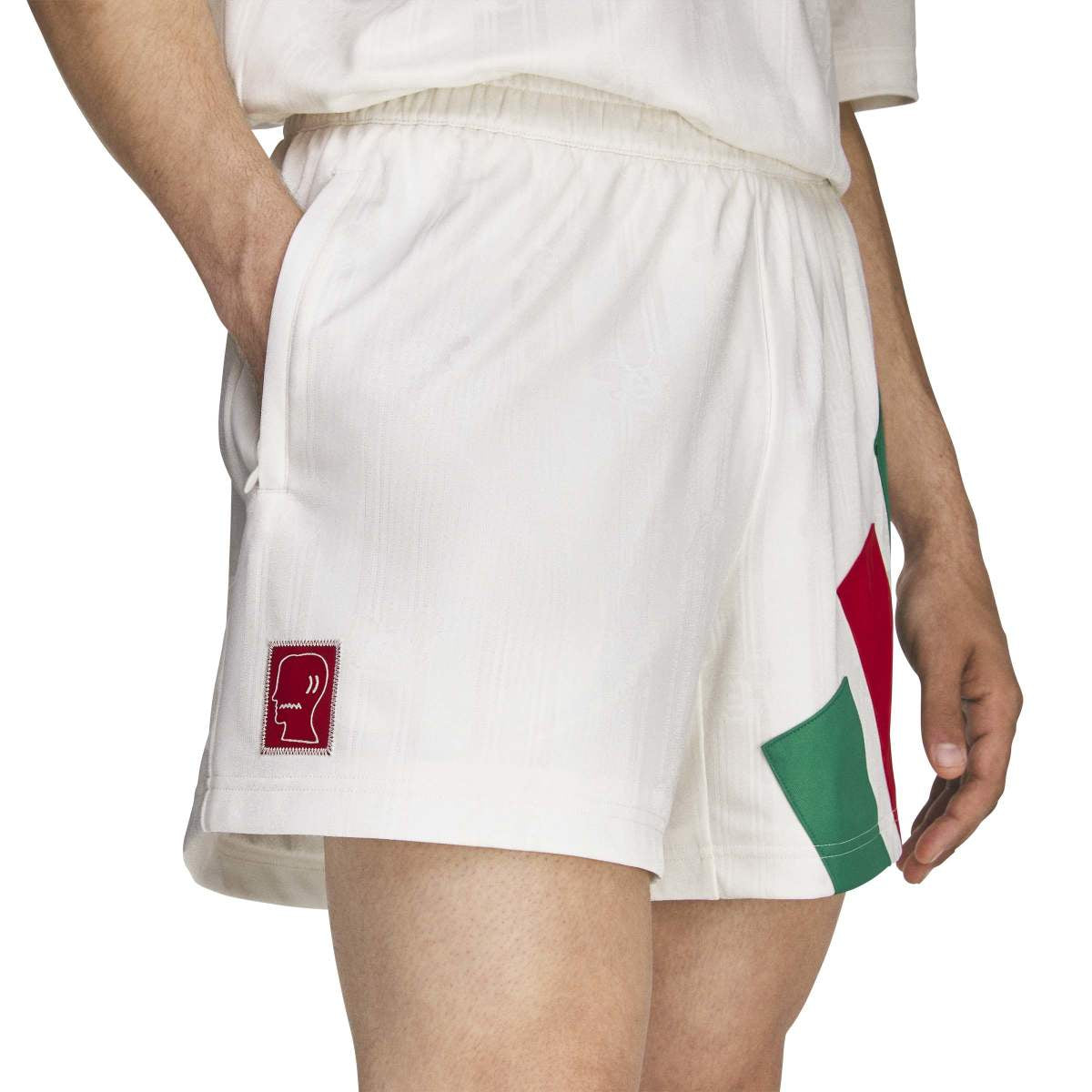 + Brain Dead + Disney Football Shorts 'Chalk White'