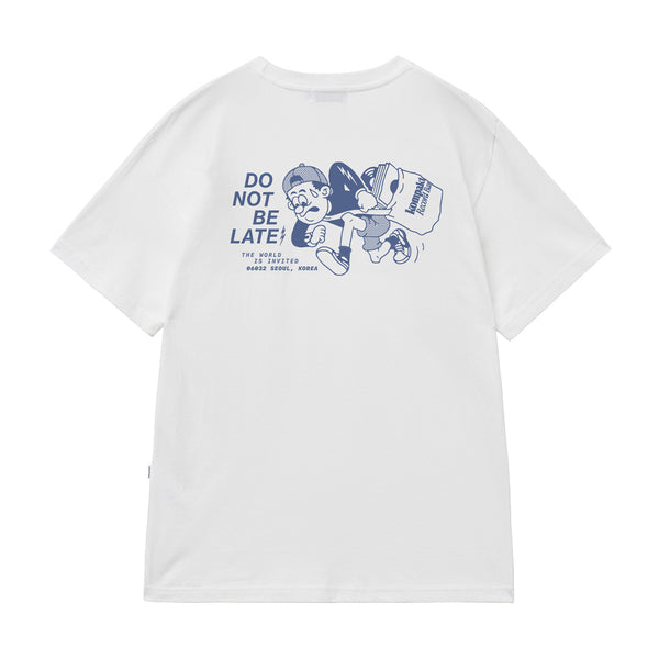 Do Not Be Late Tee 'White'