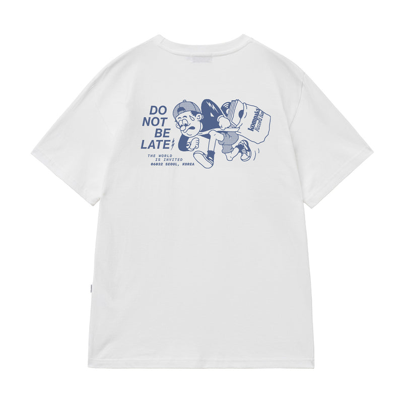 Do Not Be Late Tee 'White'