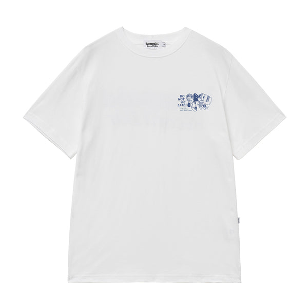 Do Not Be Late Tee 'White'