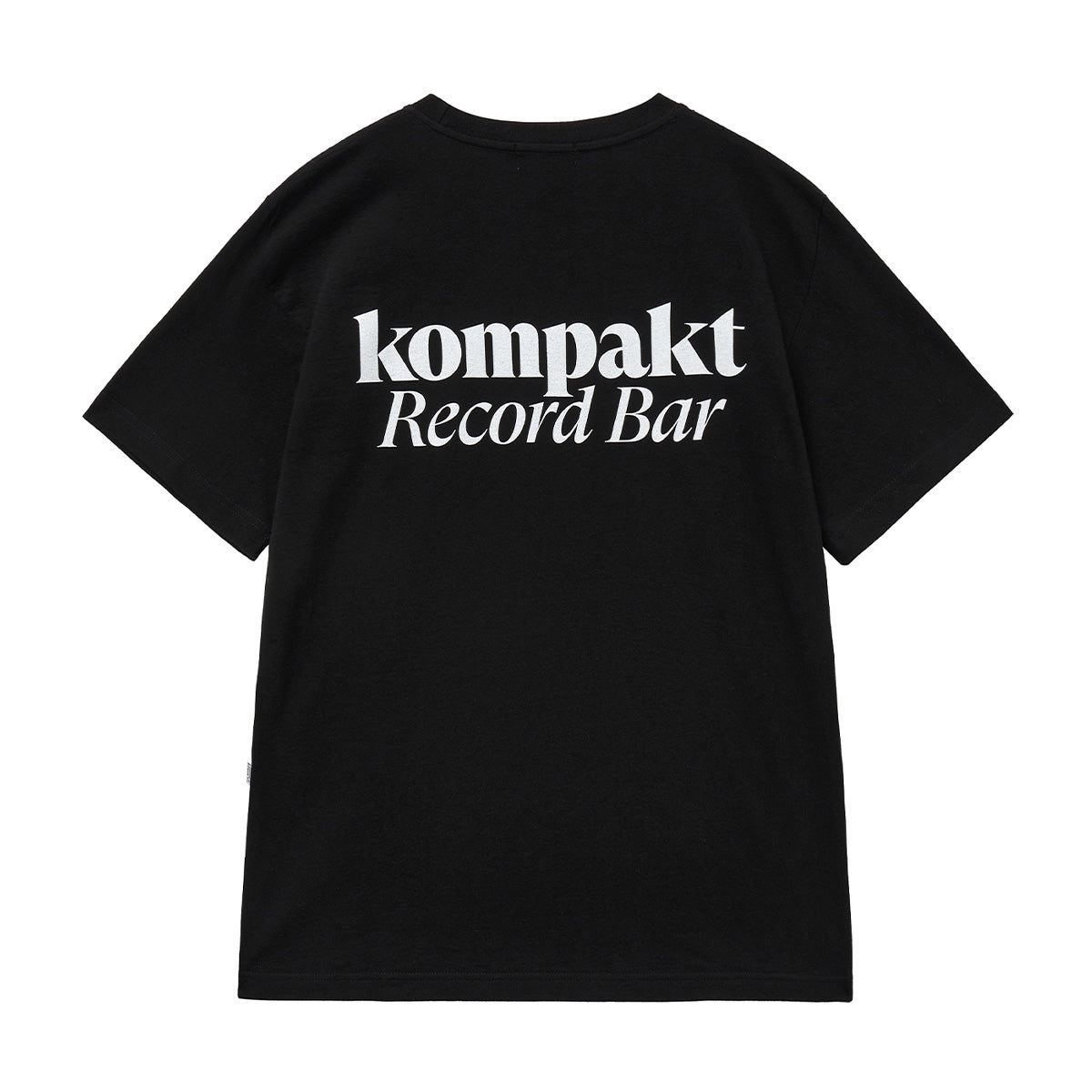 ★COMPAKT RECORD BAR★ MUSIC BAR LION Tshirt Black Kompakt Record Bar Logo Tee 'Black' – Limited Edt