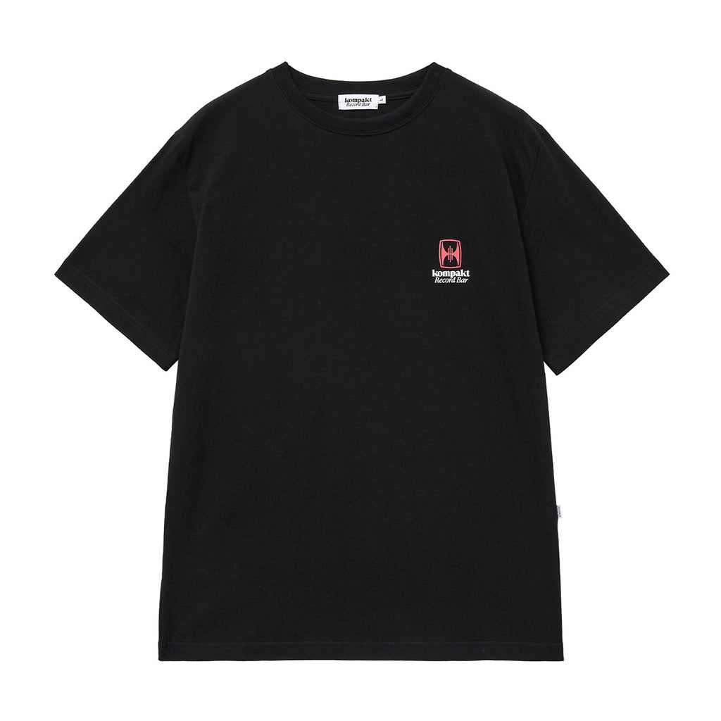 ★COMPAKT RECORD BAR★ KRB Arch TShirts Black Kompakt Record Bar Logo Tee 'Black' – Limited Edt