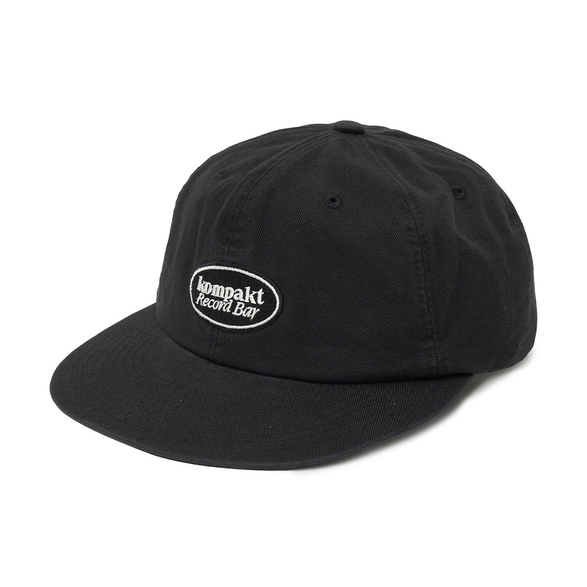 Oval Logo Embroidery Cap 'Black'