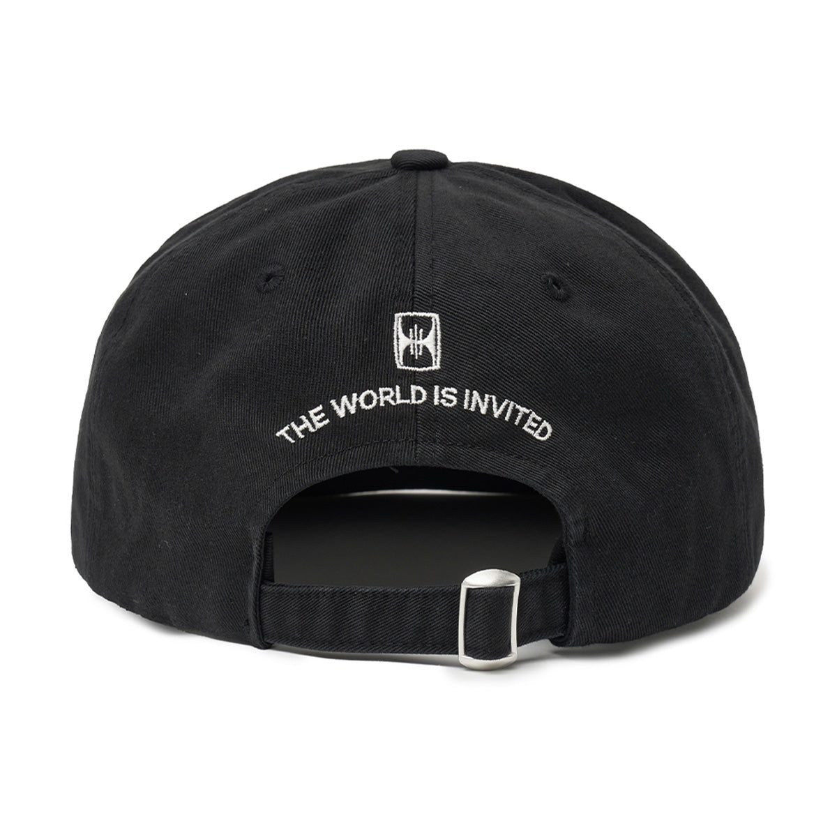 Oval Logo Embroidery Cap 'Black'