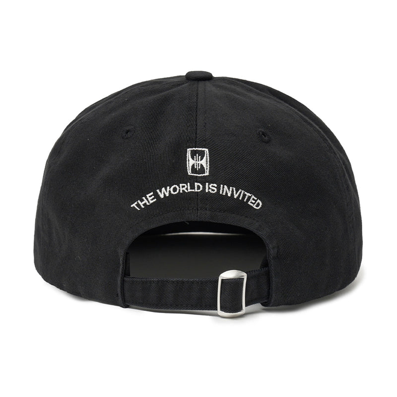 Oval Logo Embroidery Cap 'Black'