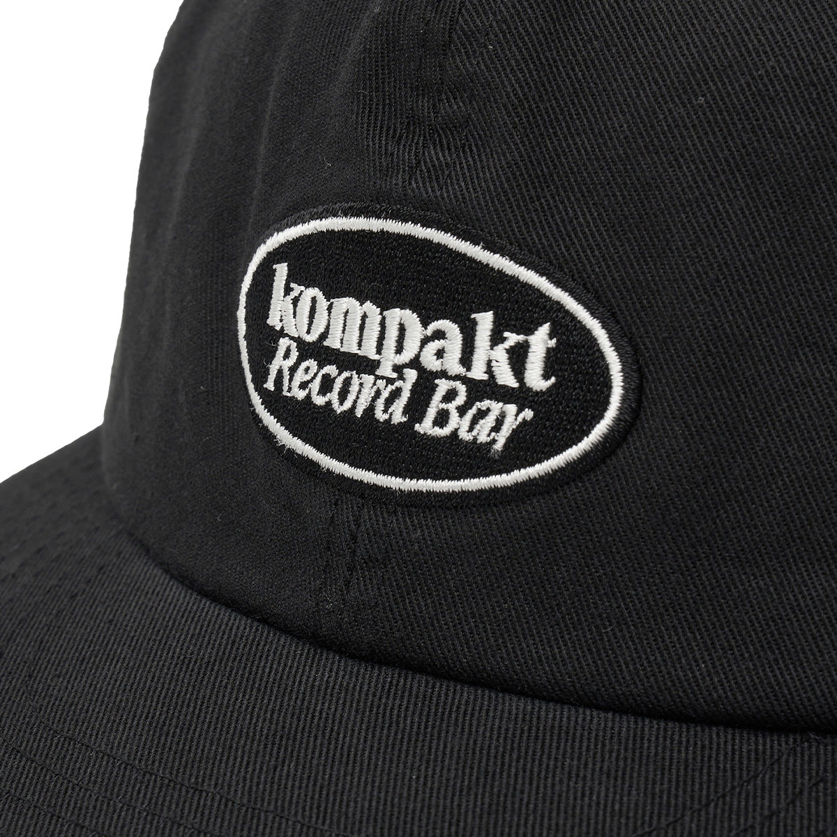 Oval Logo Embroidery Cap 'Black'