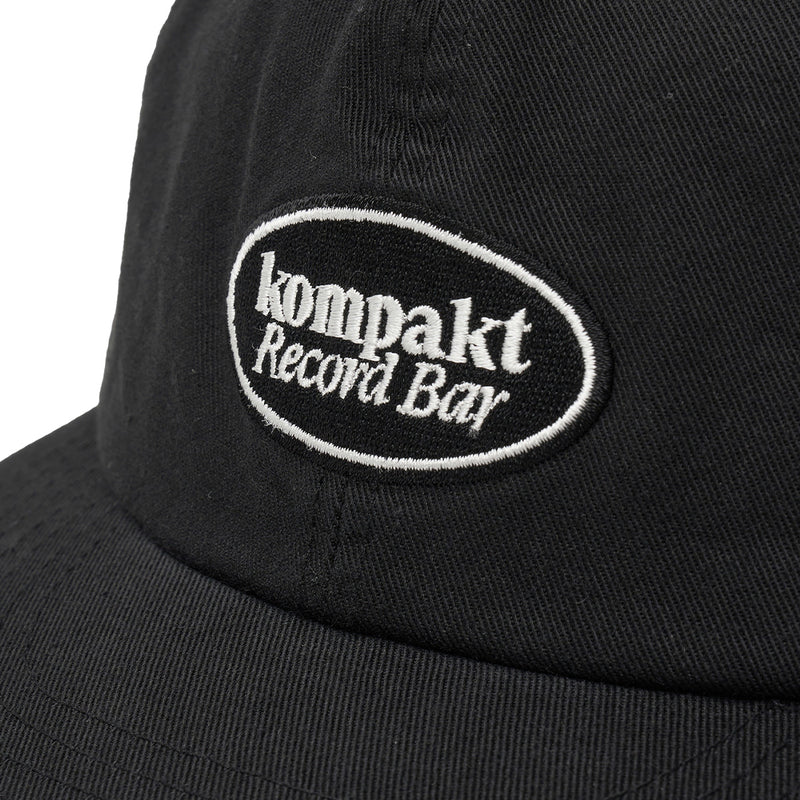 Oval Logo Embroidery Cap 'Black'