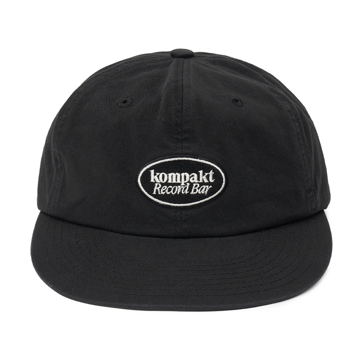 Oval Logo Embroidery Cap 'Black'