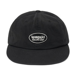 Oval Logo Embroidery Cap 'Black'