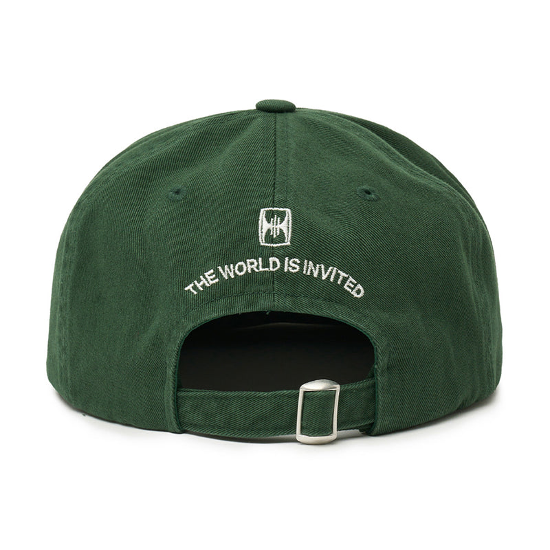 Oval Logo Embroidery Cap 'Green'