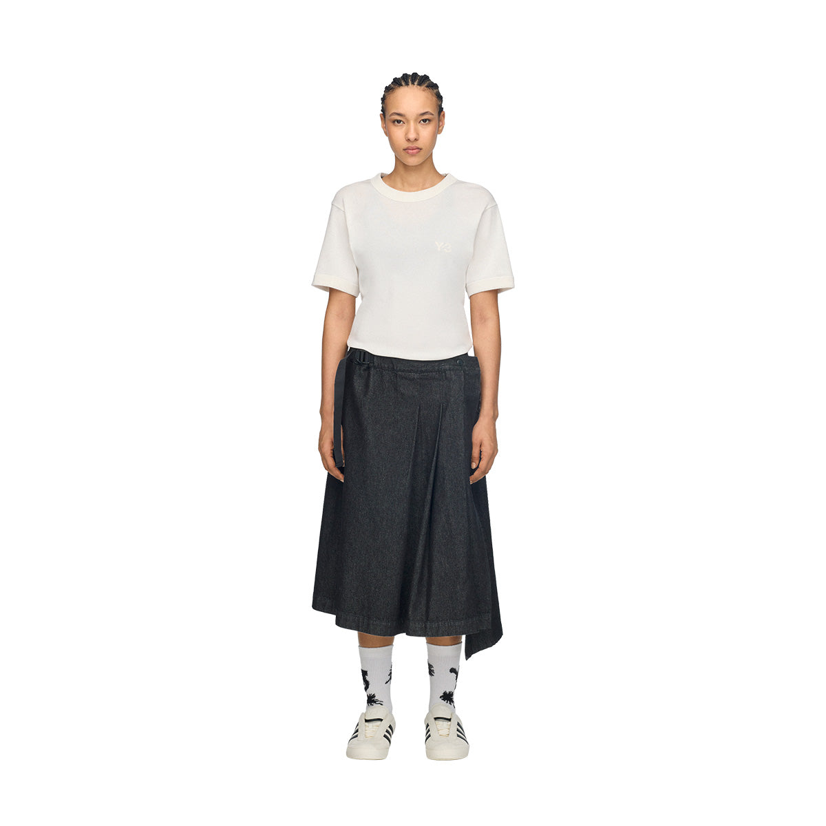 Denim Skirt 'Black'