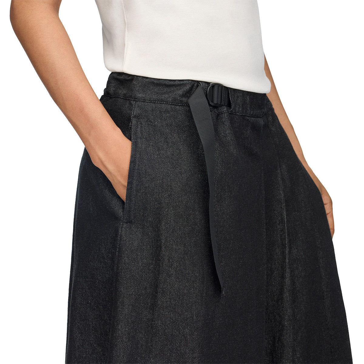 Denim Skirt 'Black'