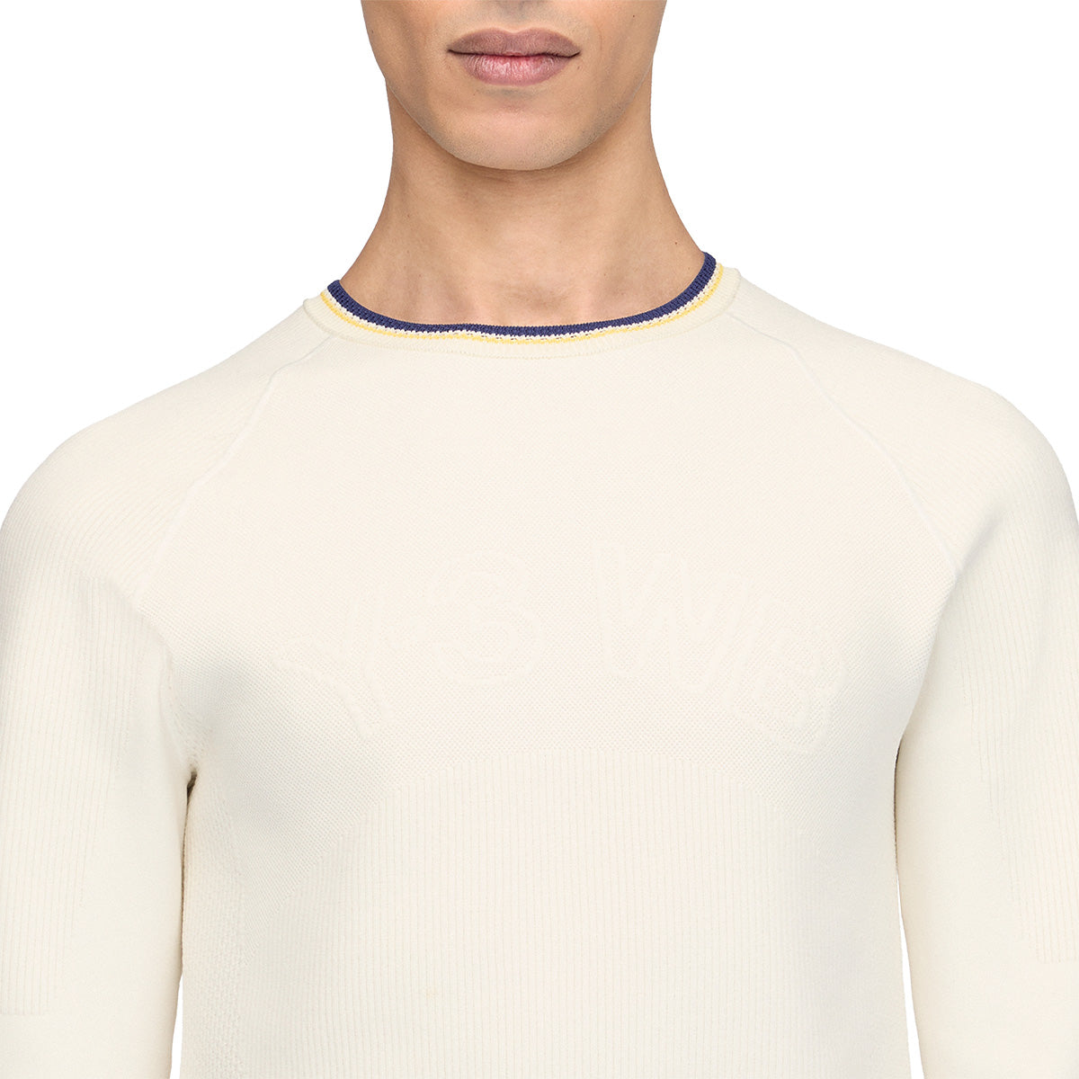 + Wales Bonner Knit Base Long-Sleeve Top 'Cream White'