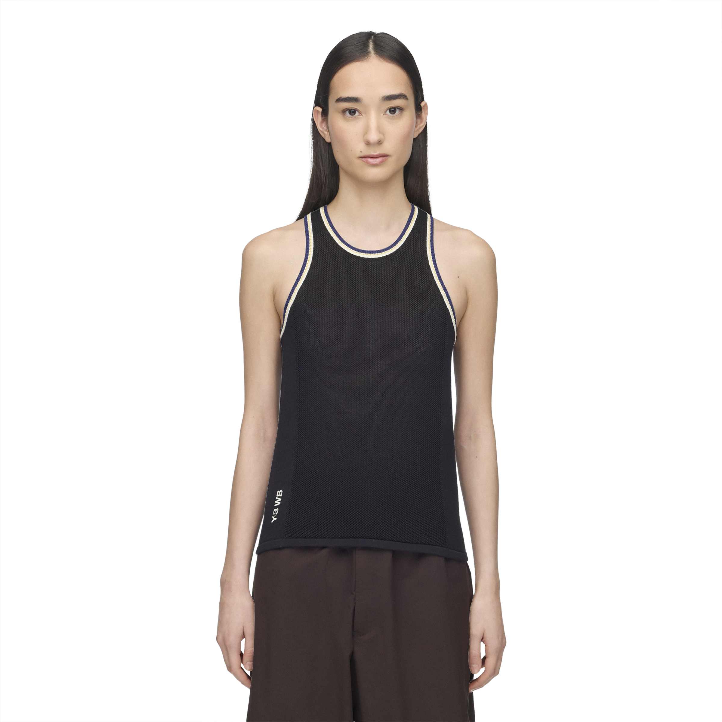 + Wales Bonner Knit Tank Top 'Black'
