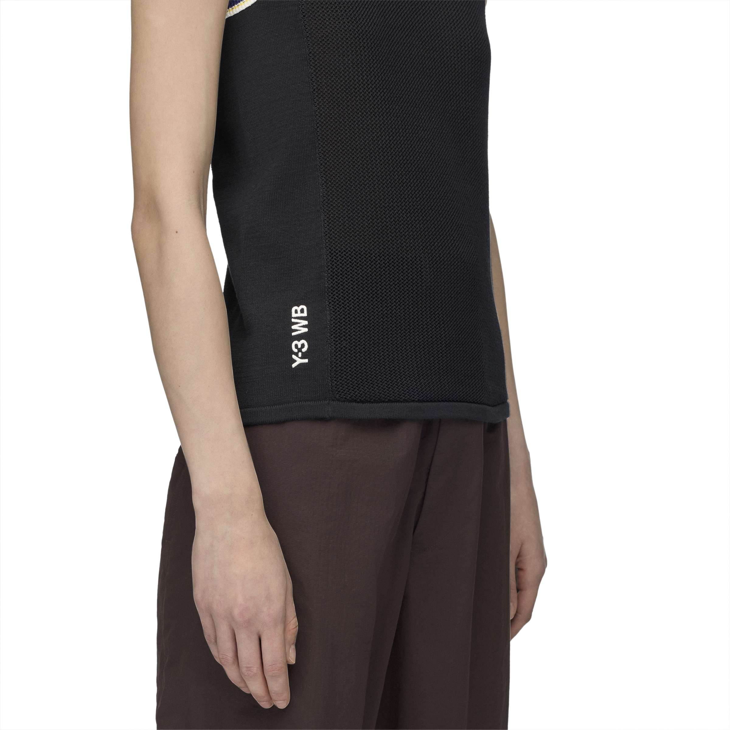 + Wales Bonner Knit Tank Top 'Black'