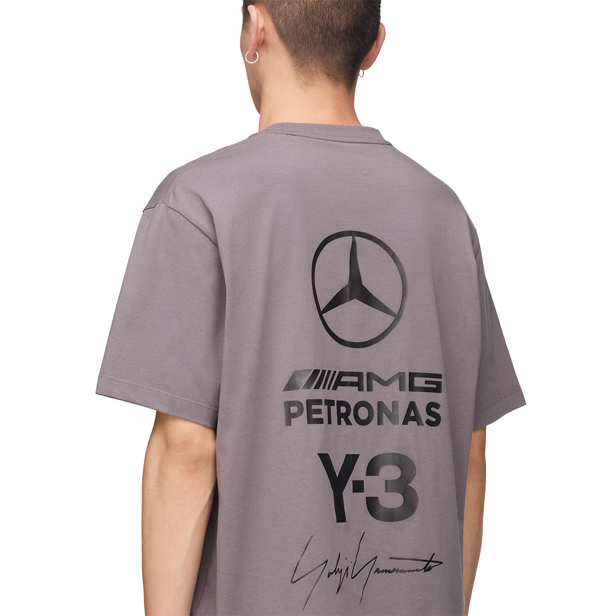 + Mercedes-AMG PETRONAS F1 Team Chaos Logo Tee 'Granite'
