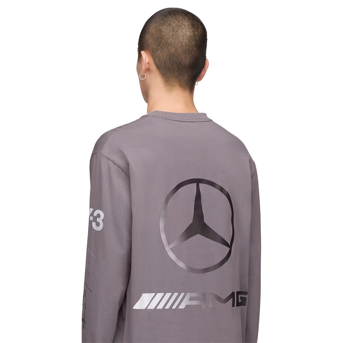 + Mercedes-AMG PETRONAS F1 Team Chaos L/S Tee 'Granite'