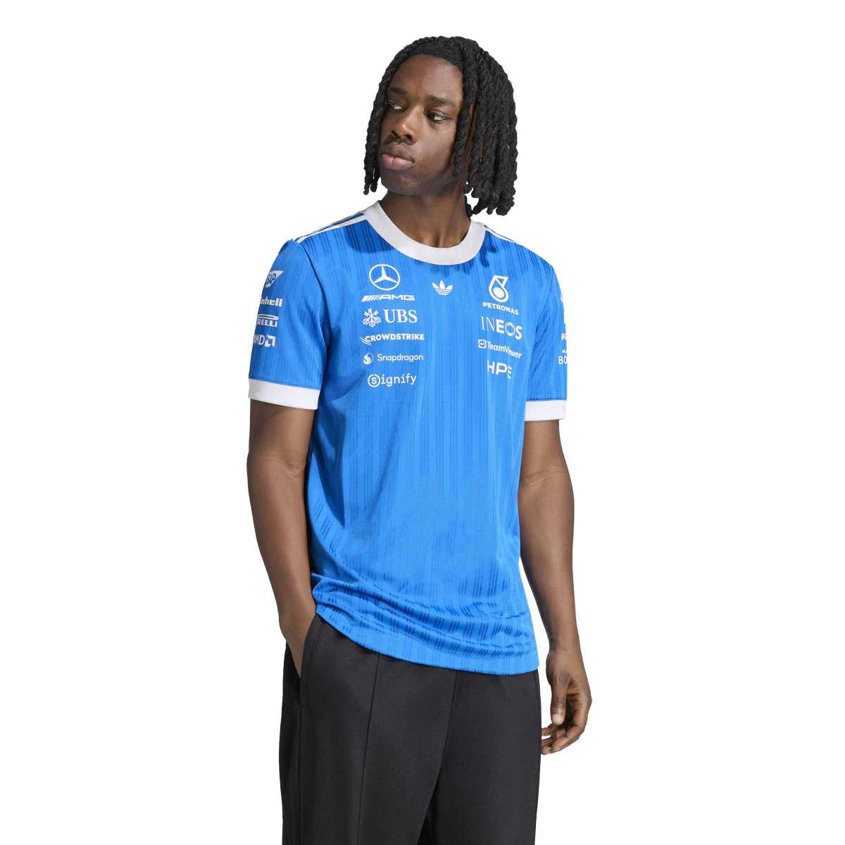 + Mercedes-AMG Petronas F1 Team Authentic Driver Jersey 'Blue Bird'