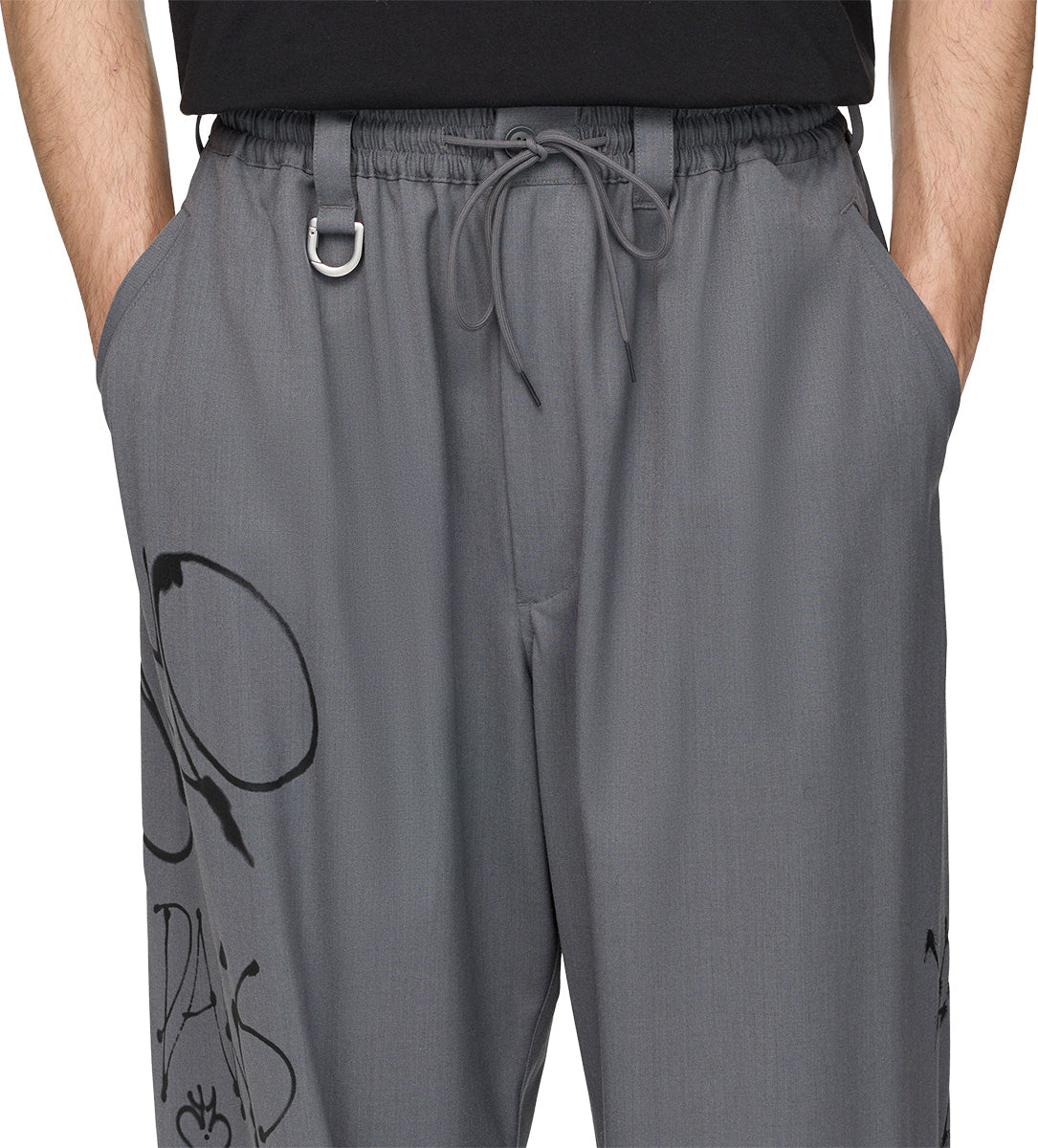 + Chito City Wool Wide Pants 'Grey'