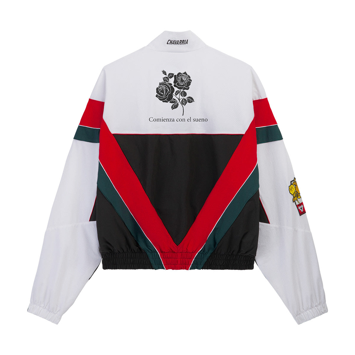 + Willy Chavarria Tracksuit Jacket 'White Black'
