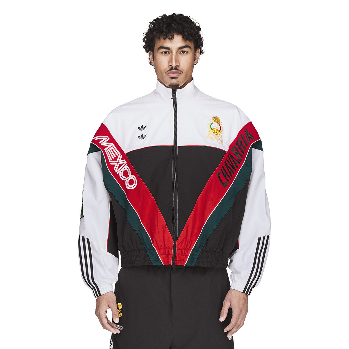 + Willy Chavarria Tracksuit Jacket 'White Black'
